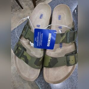 Men's Size 13 Camo Birkenstocks